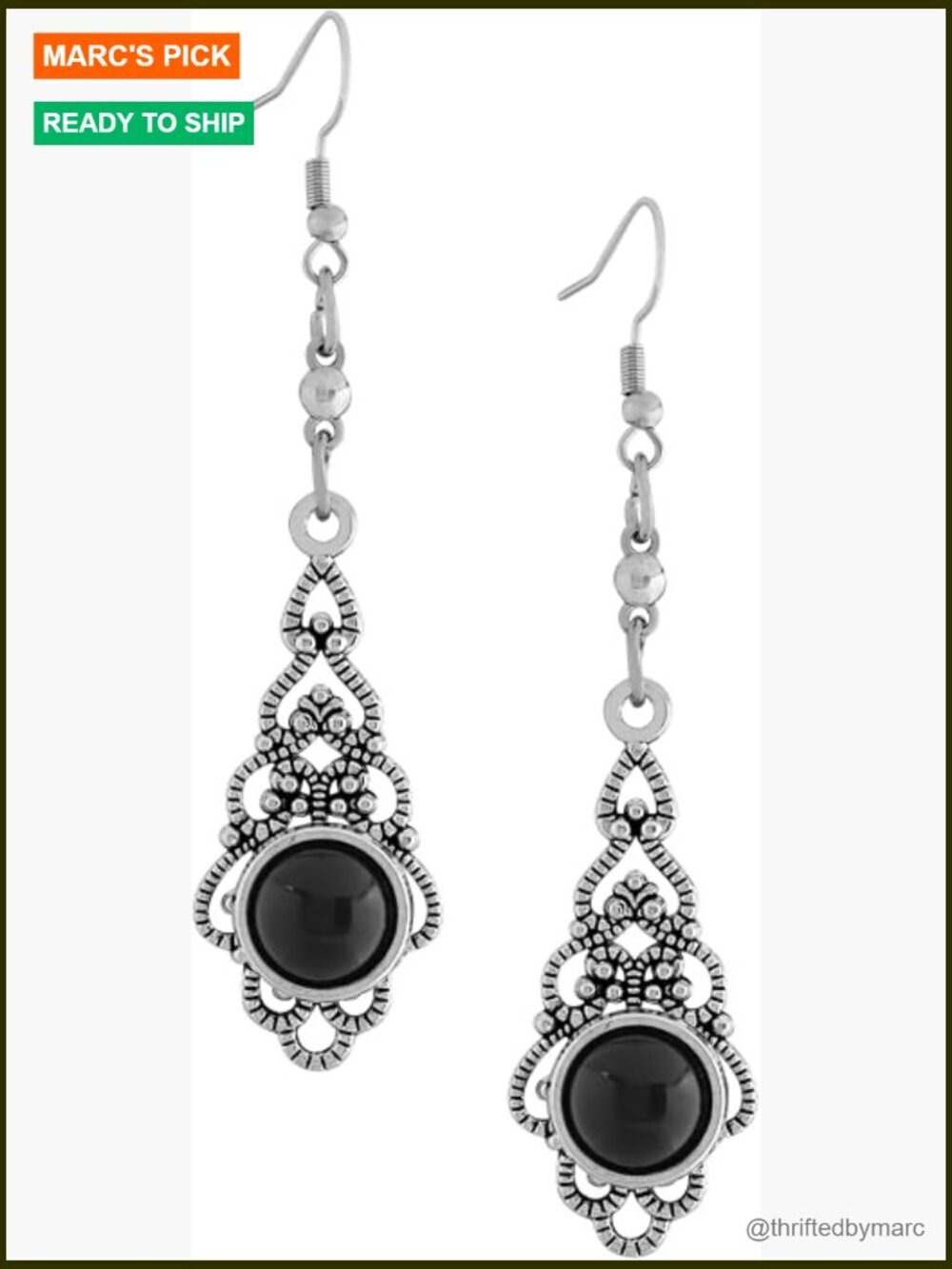Victorian Crystal Dangle Earrings, Gothic Boho Jewelry